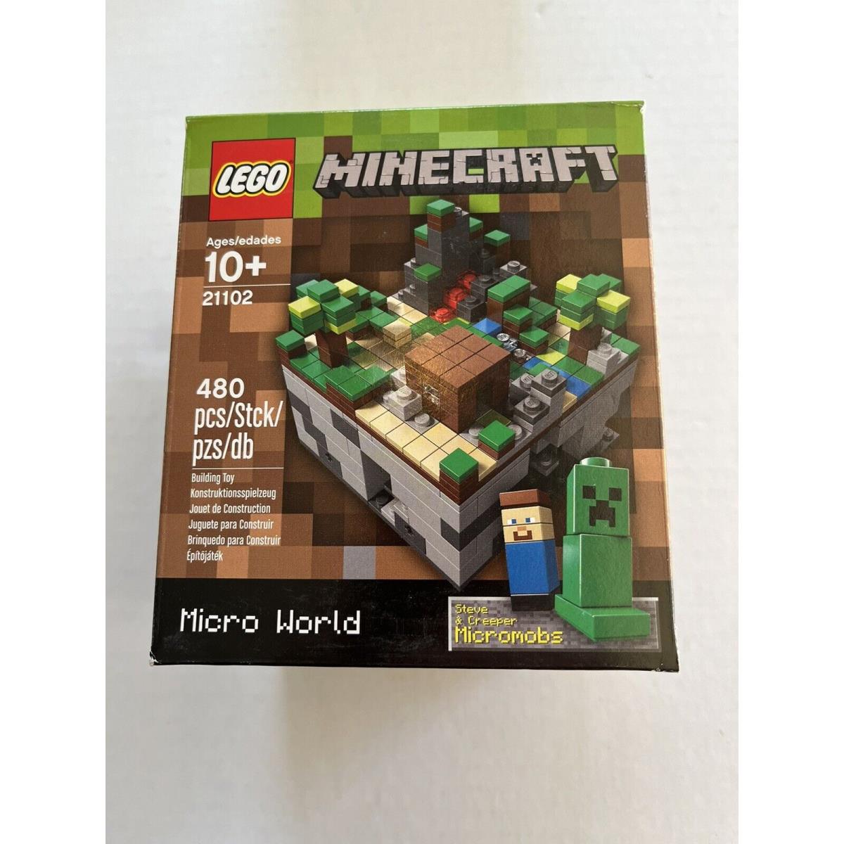 Lego Minecraft Micro World The Forest 21102 Micromob Creeper Steve 480 Pcs