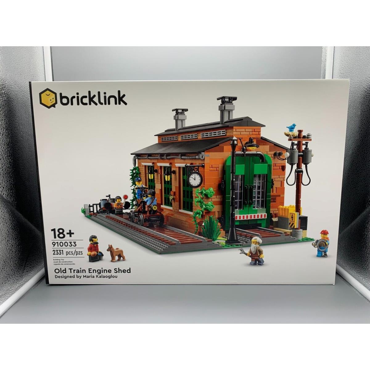 Lego Bricklink 910033 Old Train Engine Shed Limited Edition