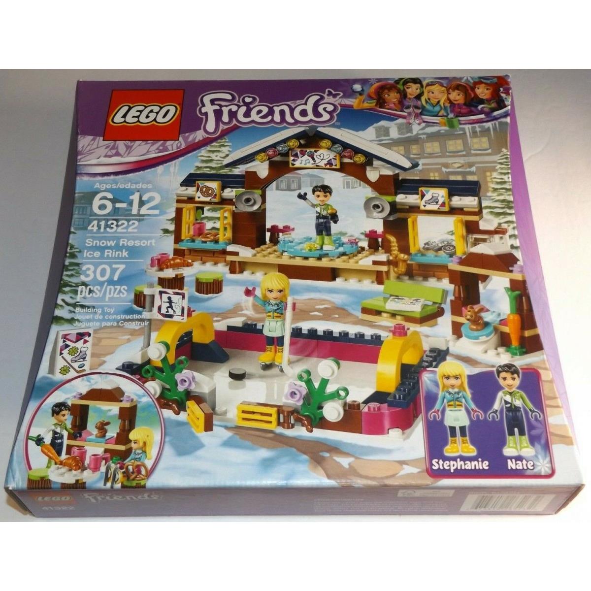 Lego 41322 Snow Resort Ice Rink Friends Stephanie Nate Moka Bunny