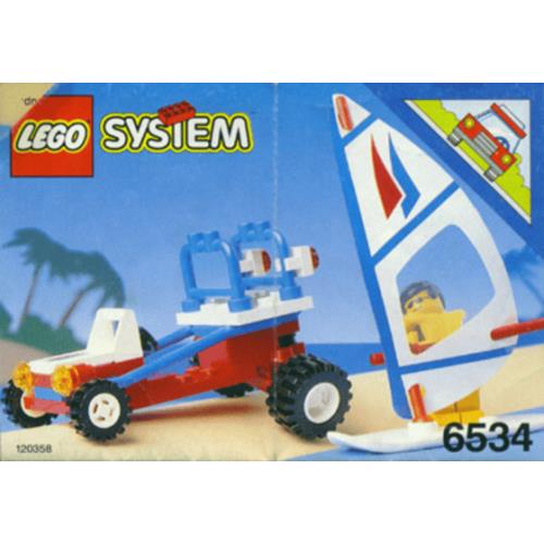 Lego Beach Bandit 6534 Town Minifigure Building Set