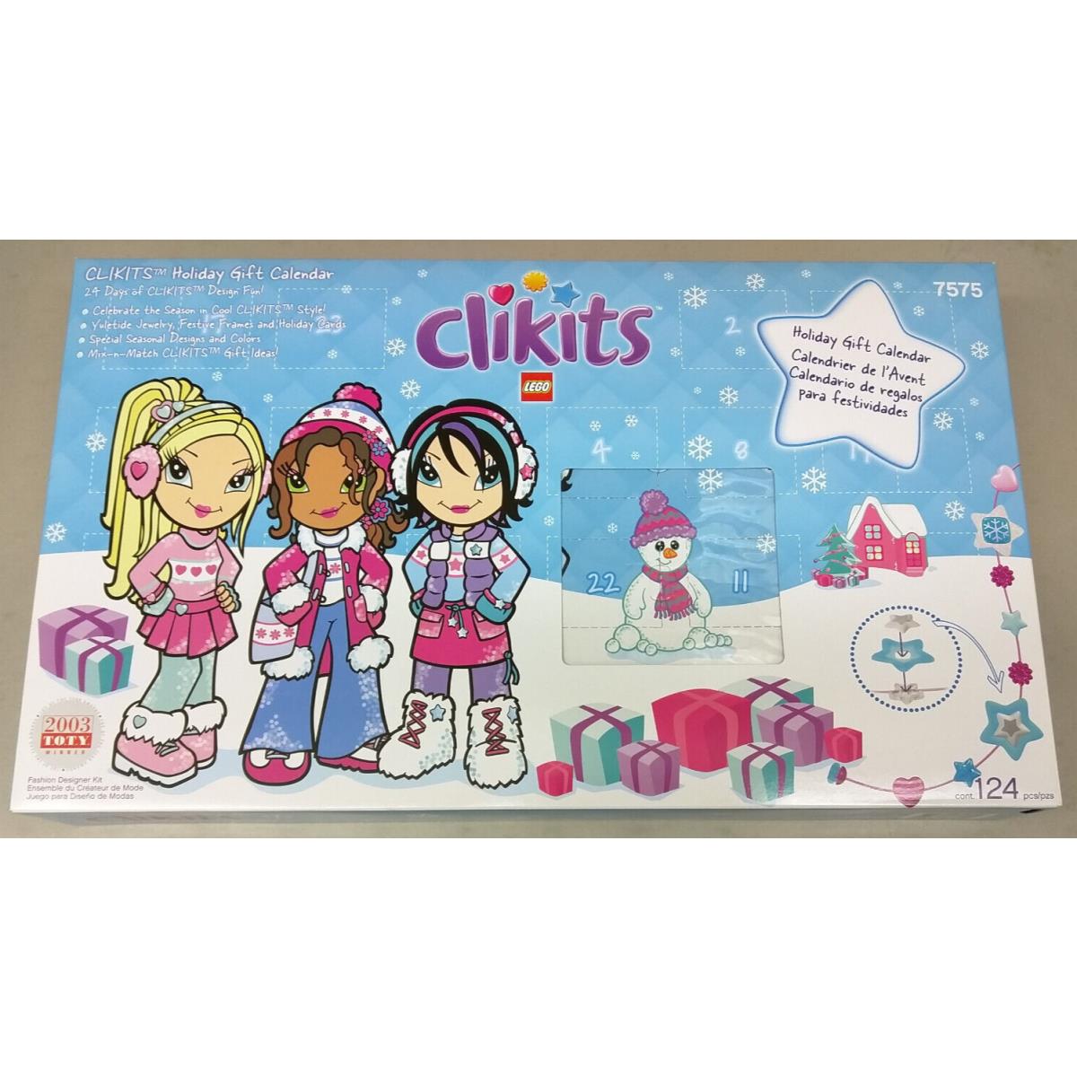 Lego Clikits 7575 Advent Calendar Christmas Gift Blue Girls Jewelry