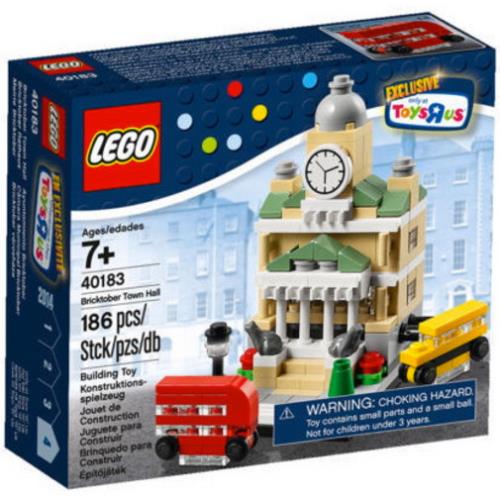 Lego Bricktober Town Hall 40183 Promotional Minifigure Building Set