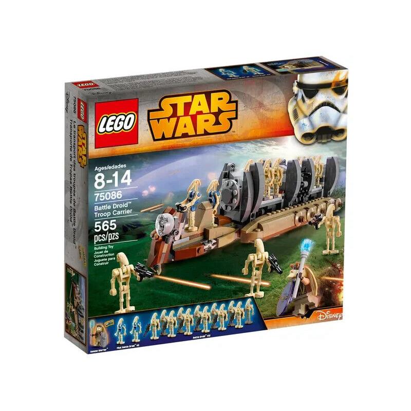 Lego Battle Droid Troop Carrier 75086 Star Wars Minifigure Building Set