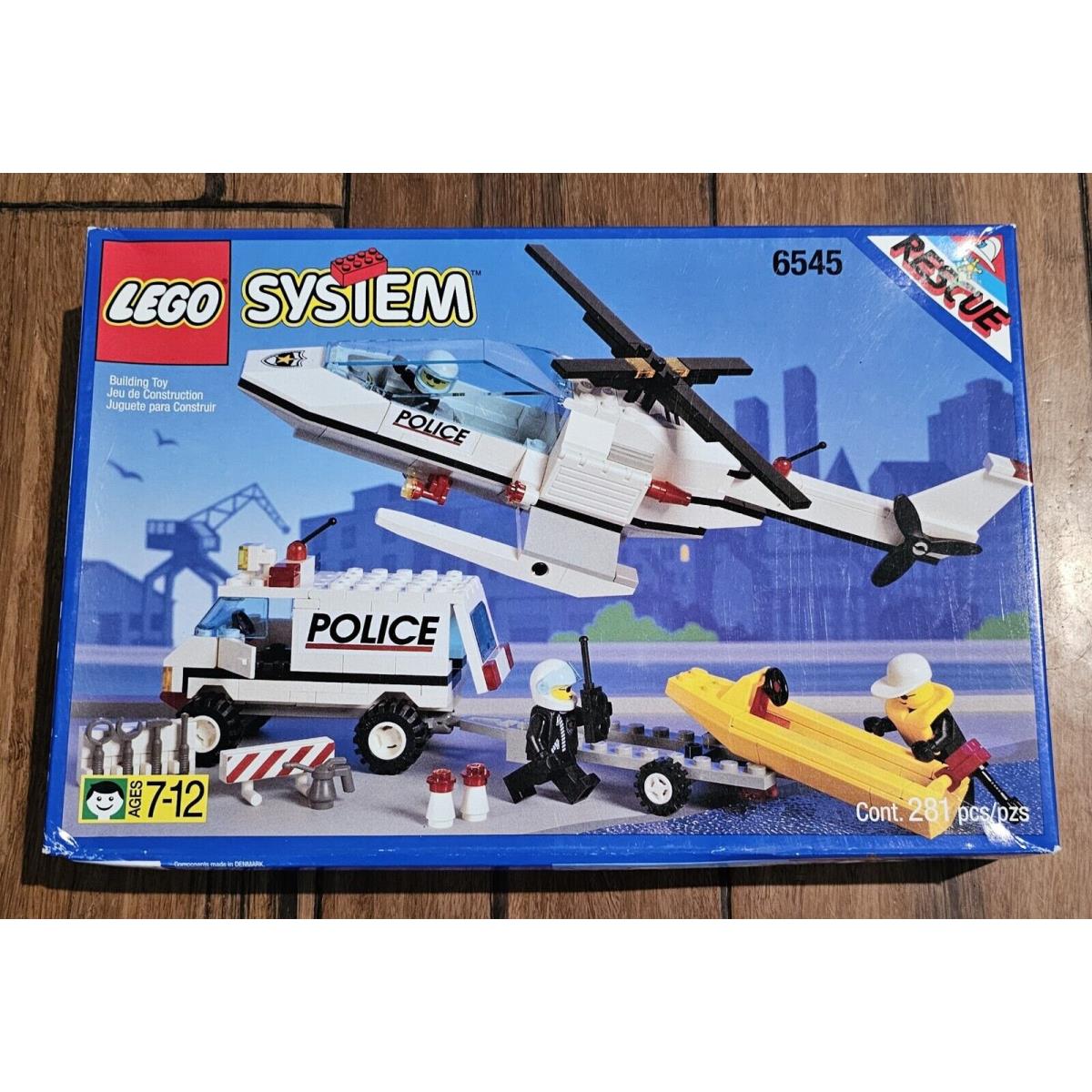 Lego System 6545 Town Police Search Rescue Boxed Complete Set Rare