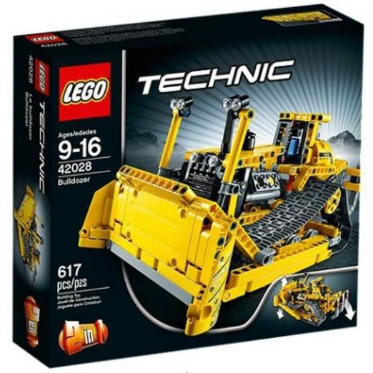 Lego Bulldozer 42028 Technic Minifigure Building Set