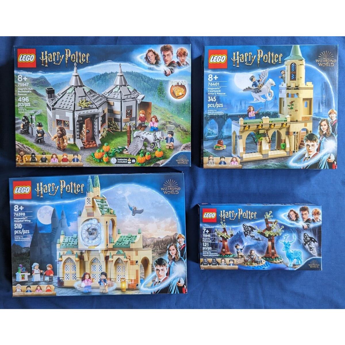 Lego Harry Potter 75947 Buckbeak Rescue 76398 Hospital Wing 75945 76401