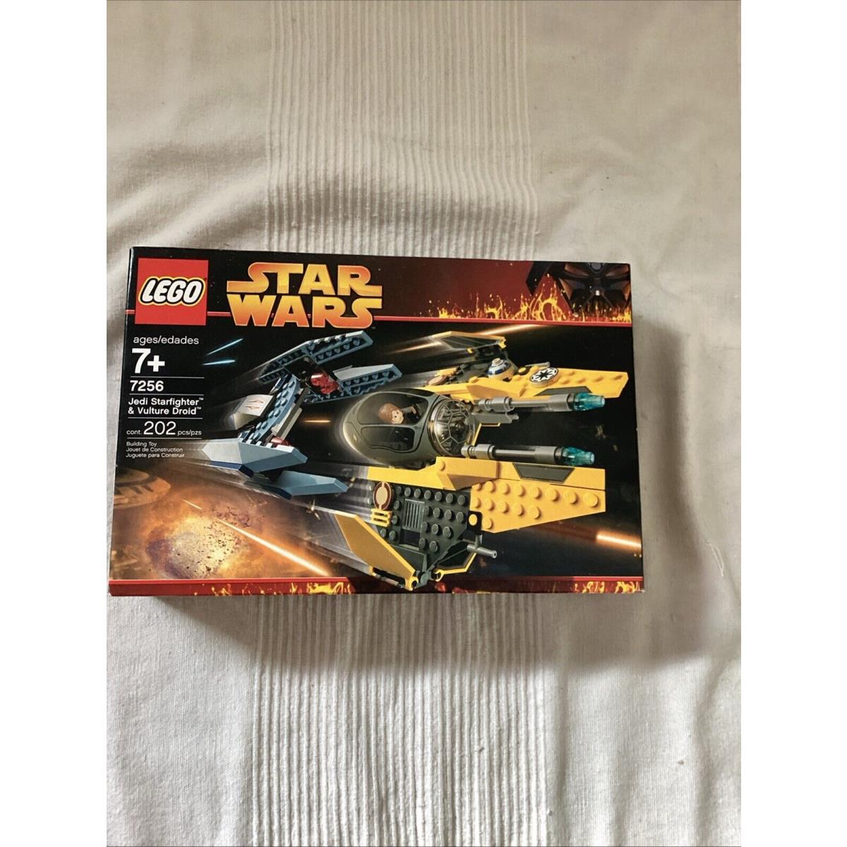 Lego Star Wars:jedi Starfighter and Vulture Droid 7256 Mint 202 Pcs/pzs