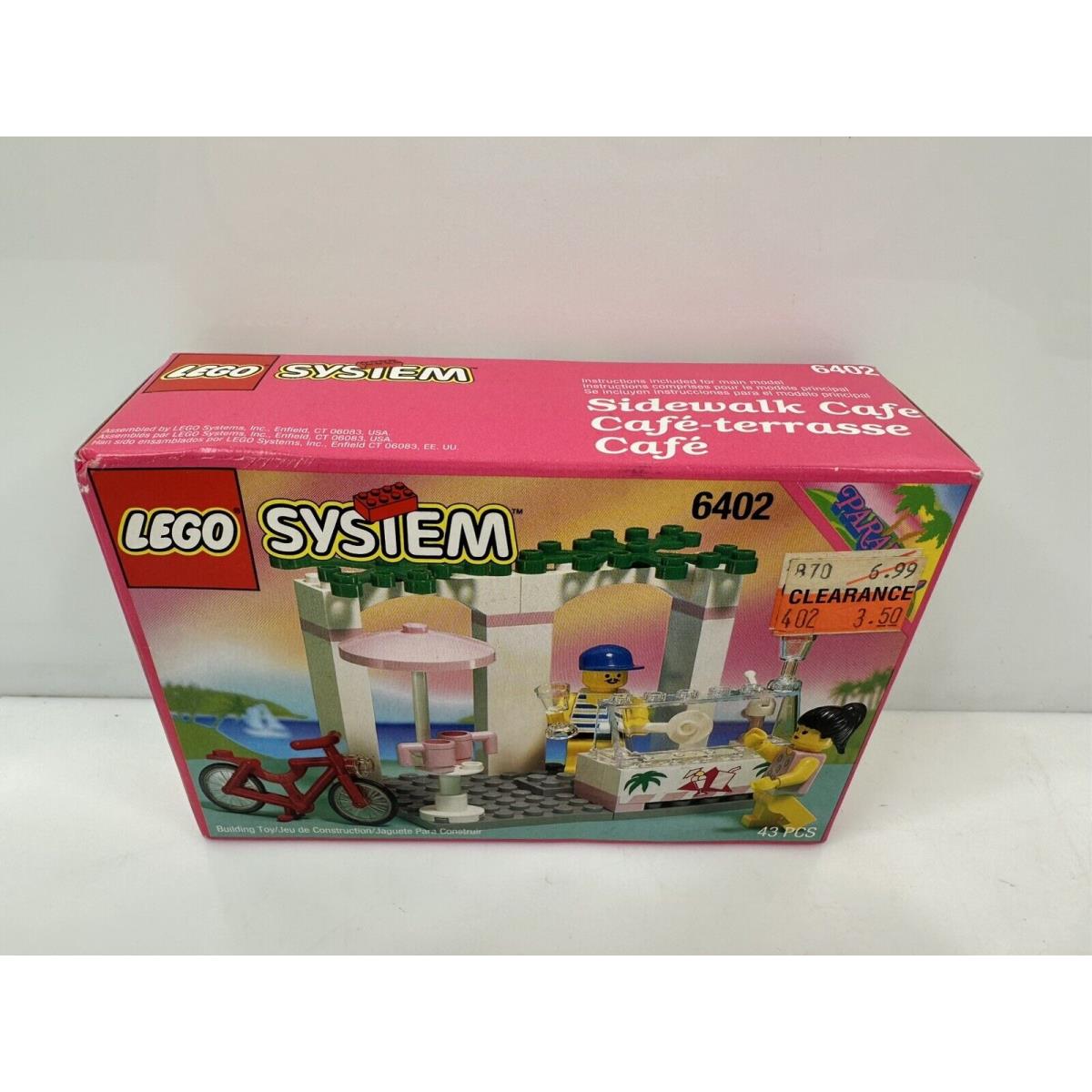 Vintage 1994 Lego System Paradise Sidewalk Cafe Nos