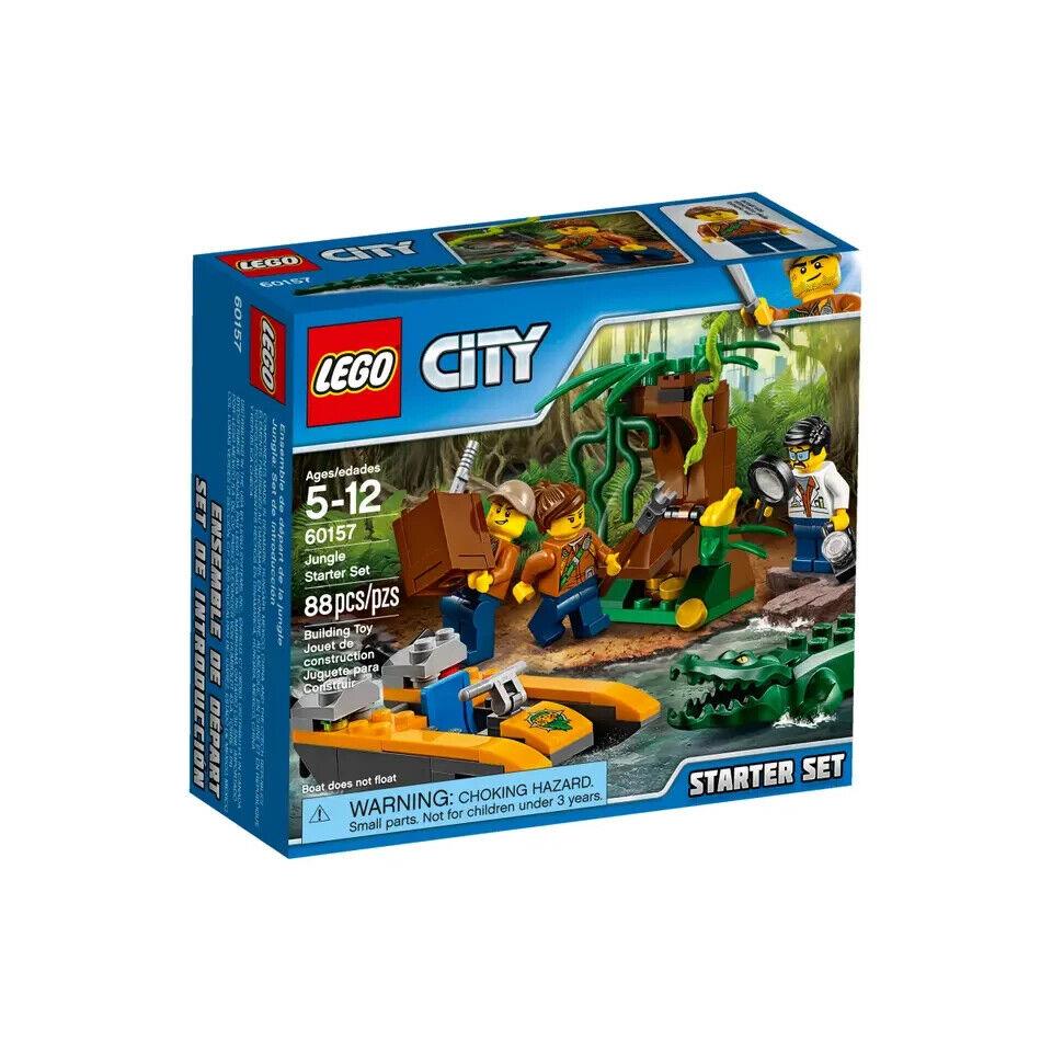 Lego Jungle Starter Set 60157 Town Minifigure Building Set