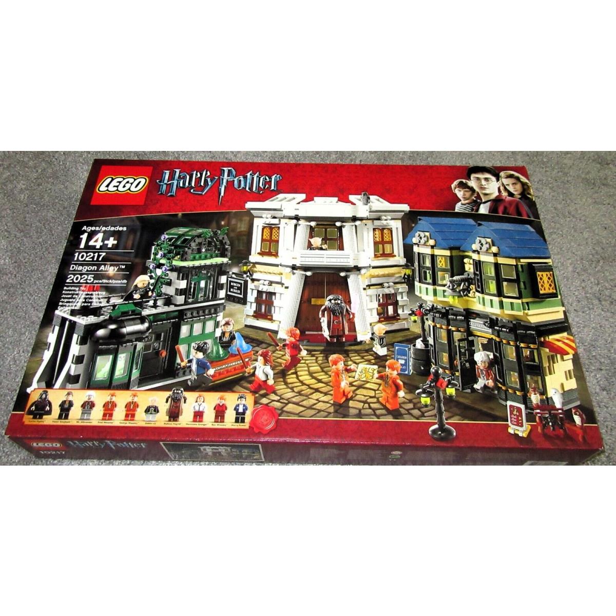 Lego 10217 Harry Potter Diagon Alley Retired Olivander Weasley