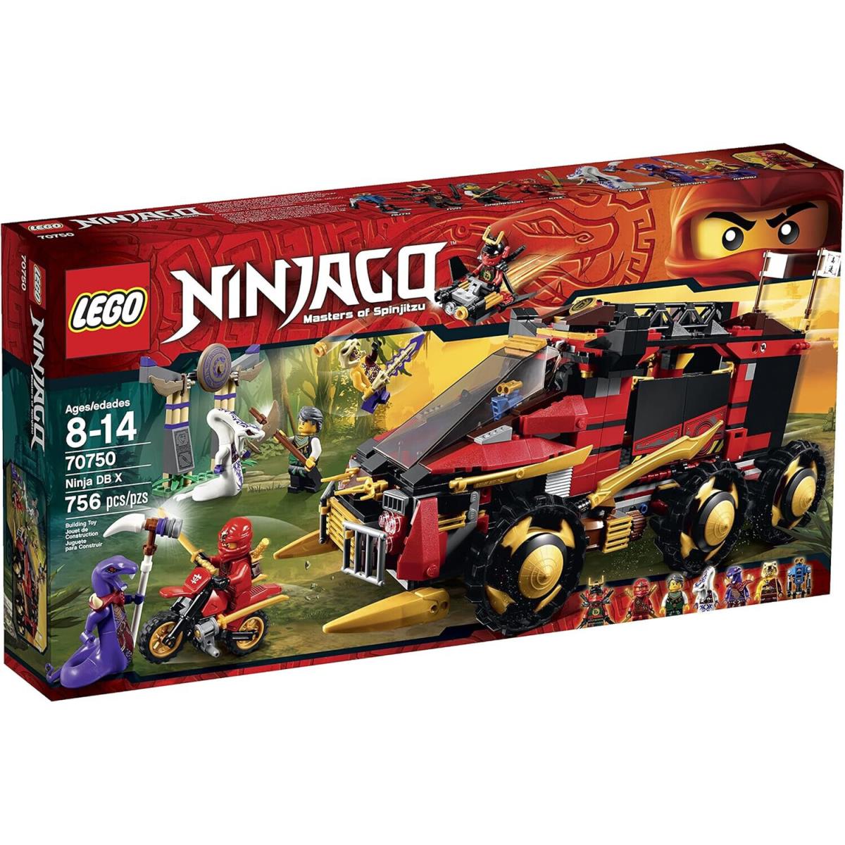 Lego Ninja DB X 70750 Ninjago Minifigure Building Set