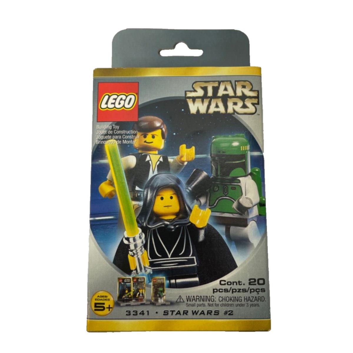 Lego 3341 Star Wars Minifigure Pack 2 Limited Edition 2000 Boba Han Luke