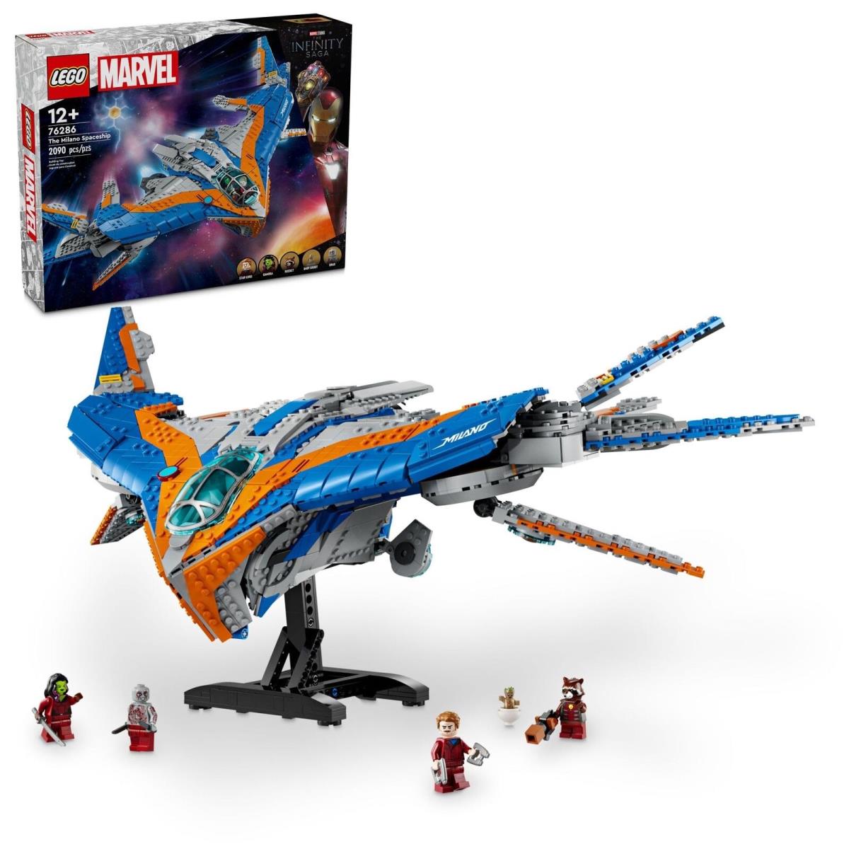 Lego Marvel Guardians of The Galaxy The Milano Spaceship 76286