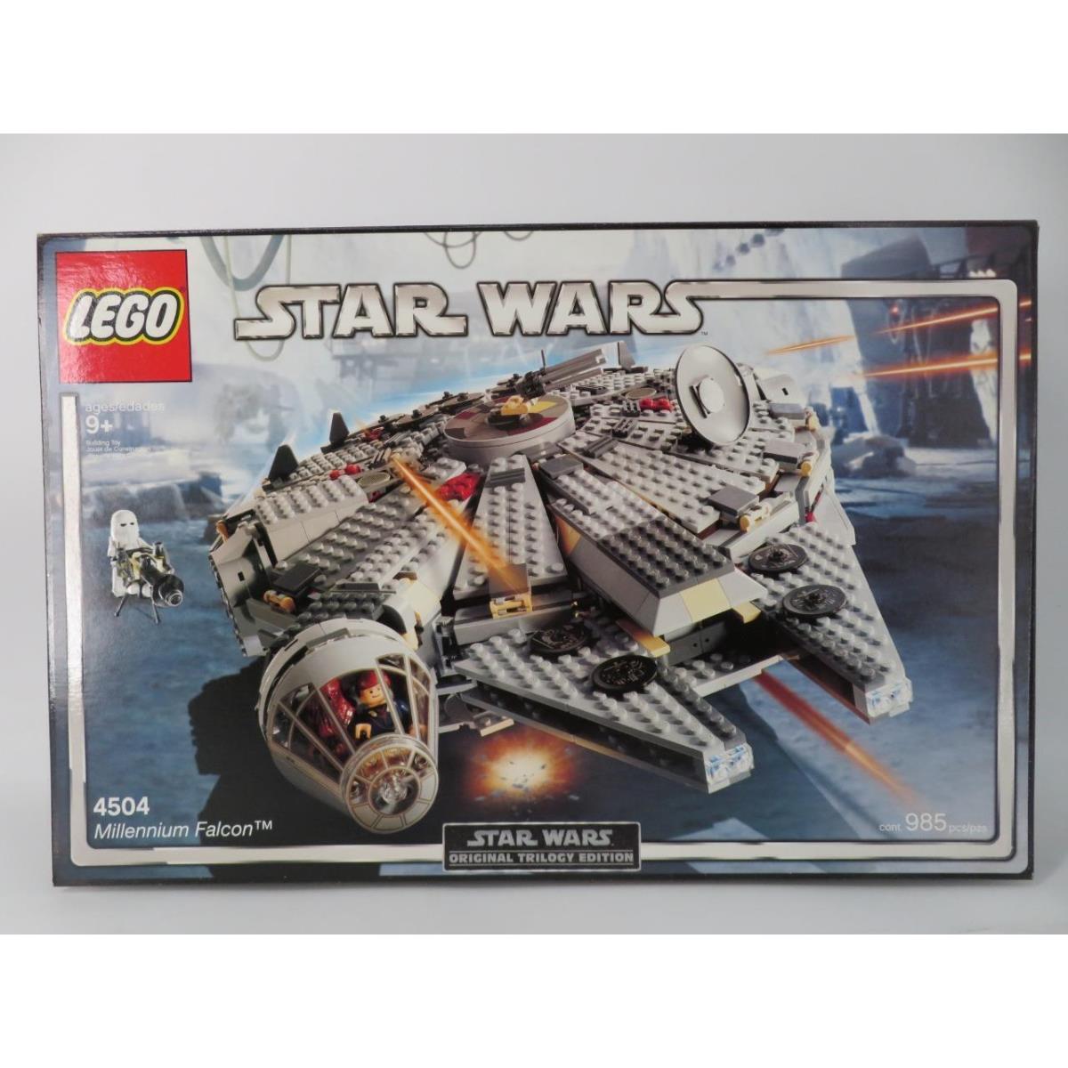 Lego Star Wars Trilogy Millennium Falcon 4504 985 Pcs