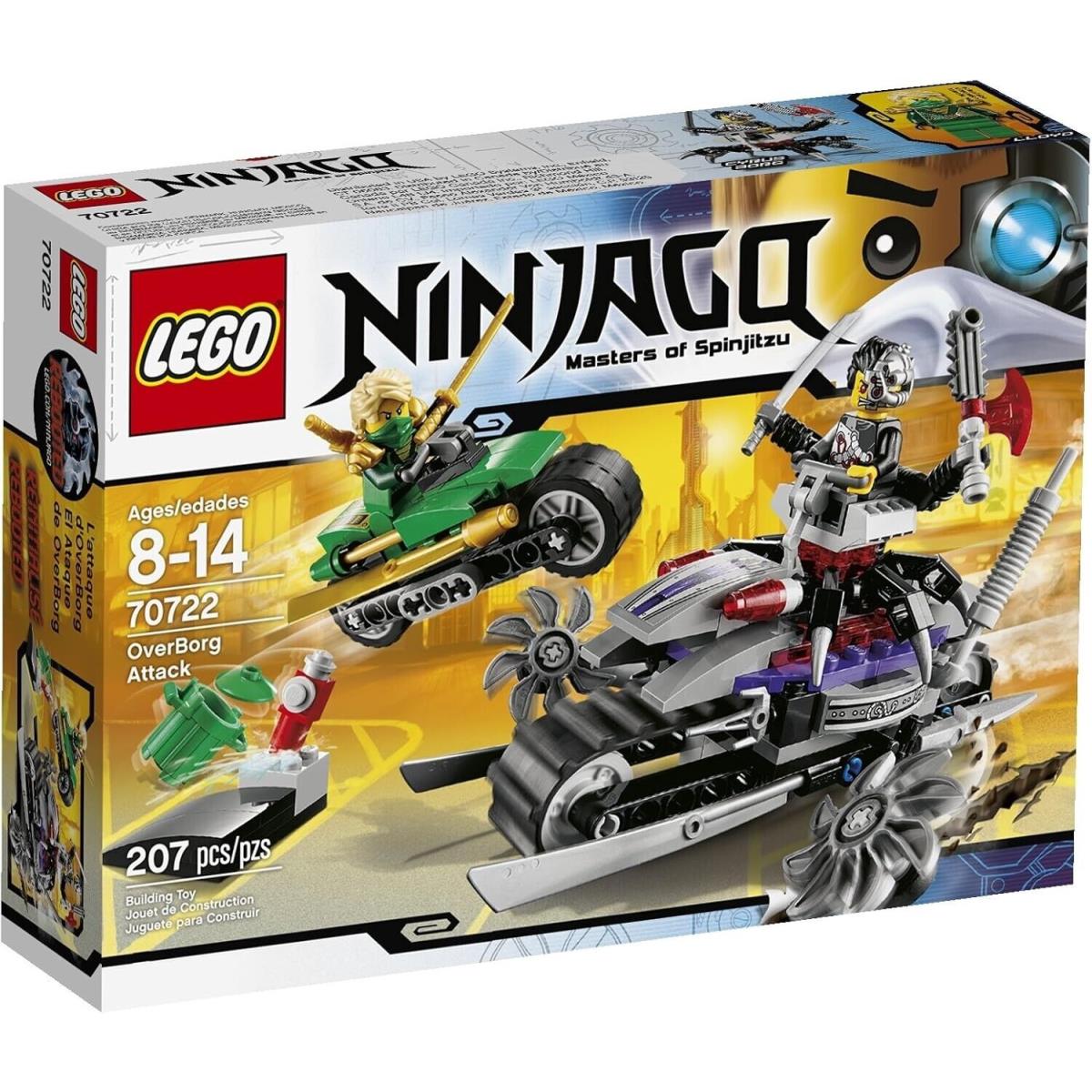 Lego Overborg Attack 70722 Ninjago Minifigure Building Set