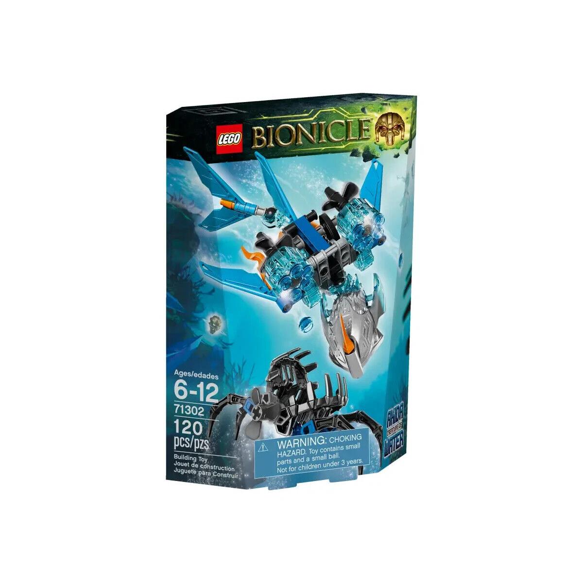 Lego Akida Creature of Water 71302 Bionicle Minifigure Building Set