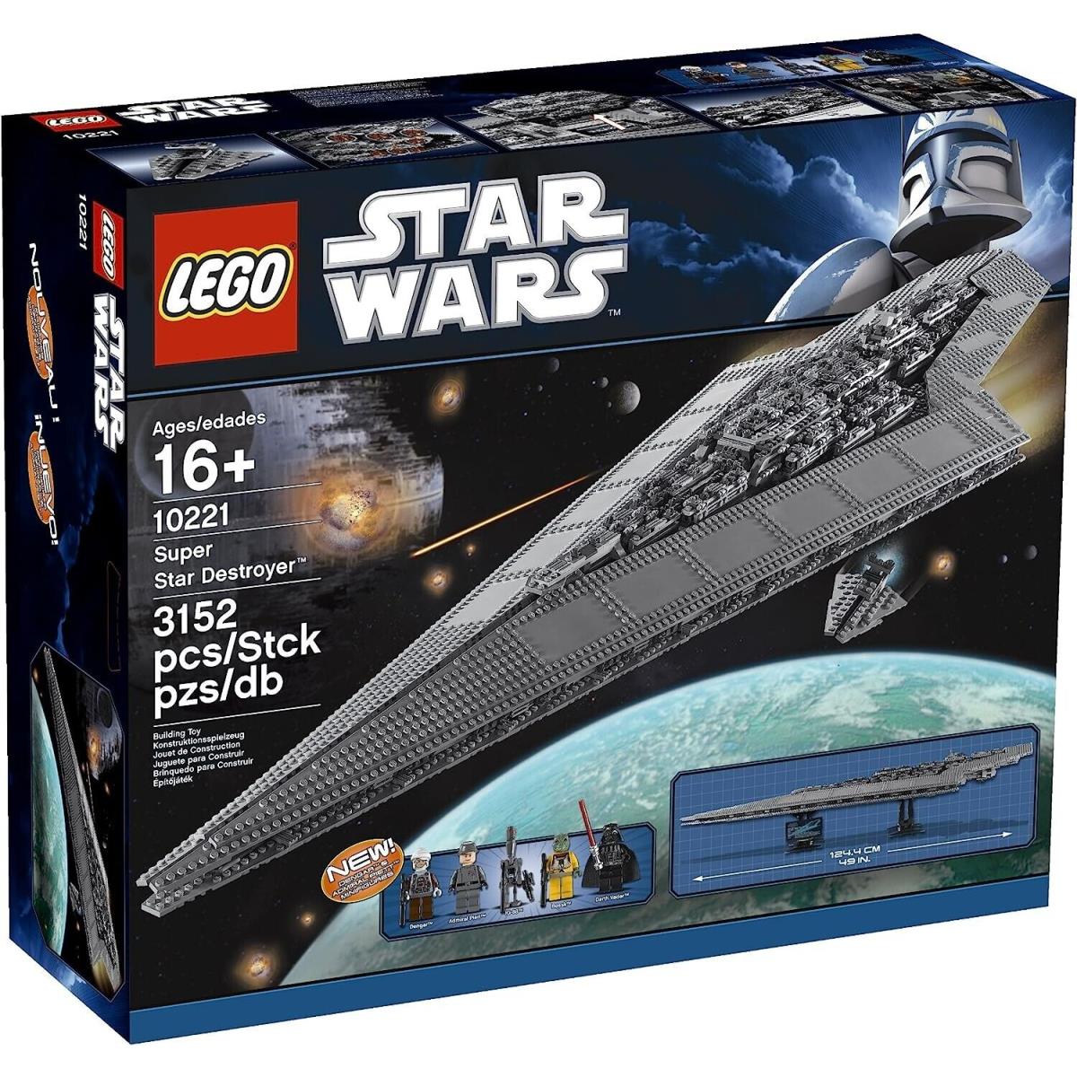 Lego Star Wars 10221: Super Star Destroyer Retired Hard to Find Building Set