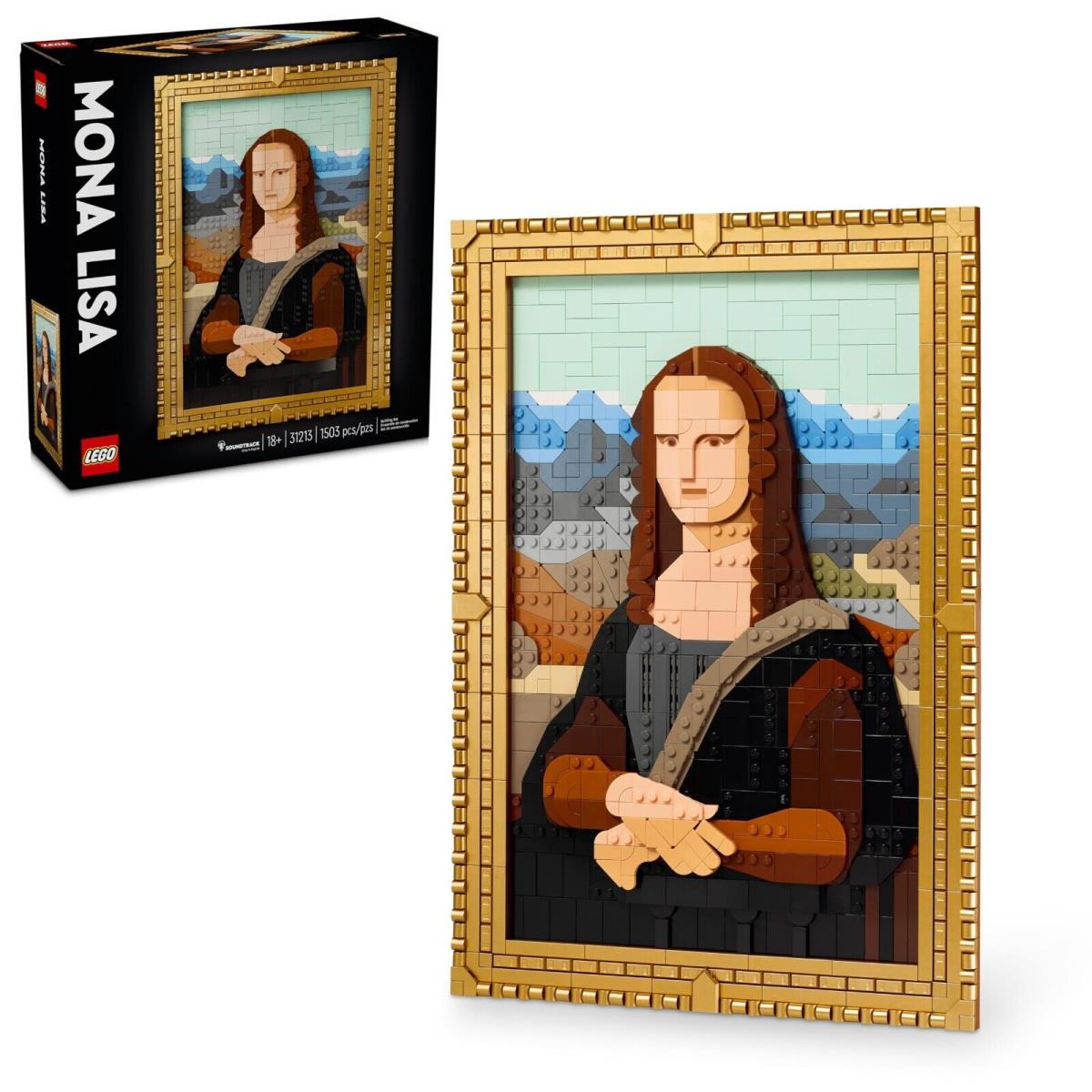 Lego Art Mona Lisa Wall Art 31213 Building Kit 1503 Pieces In Hand 17 x 11