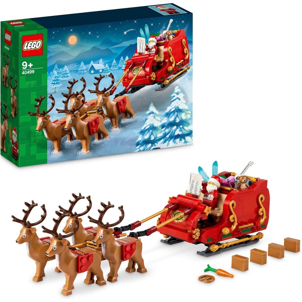 Lego Santa`s Sleigh Building Toys Kids Boys Girls Ages 9+ Indoor Christmas