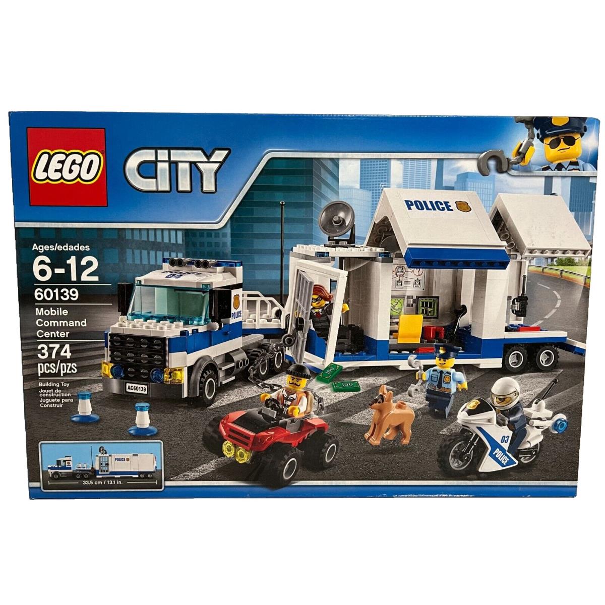 Lego City Police Mobile Command Center 60139 Retired