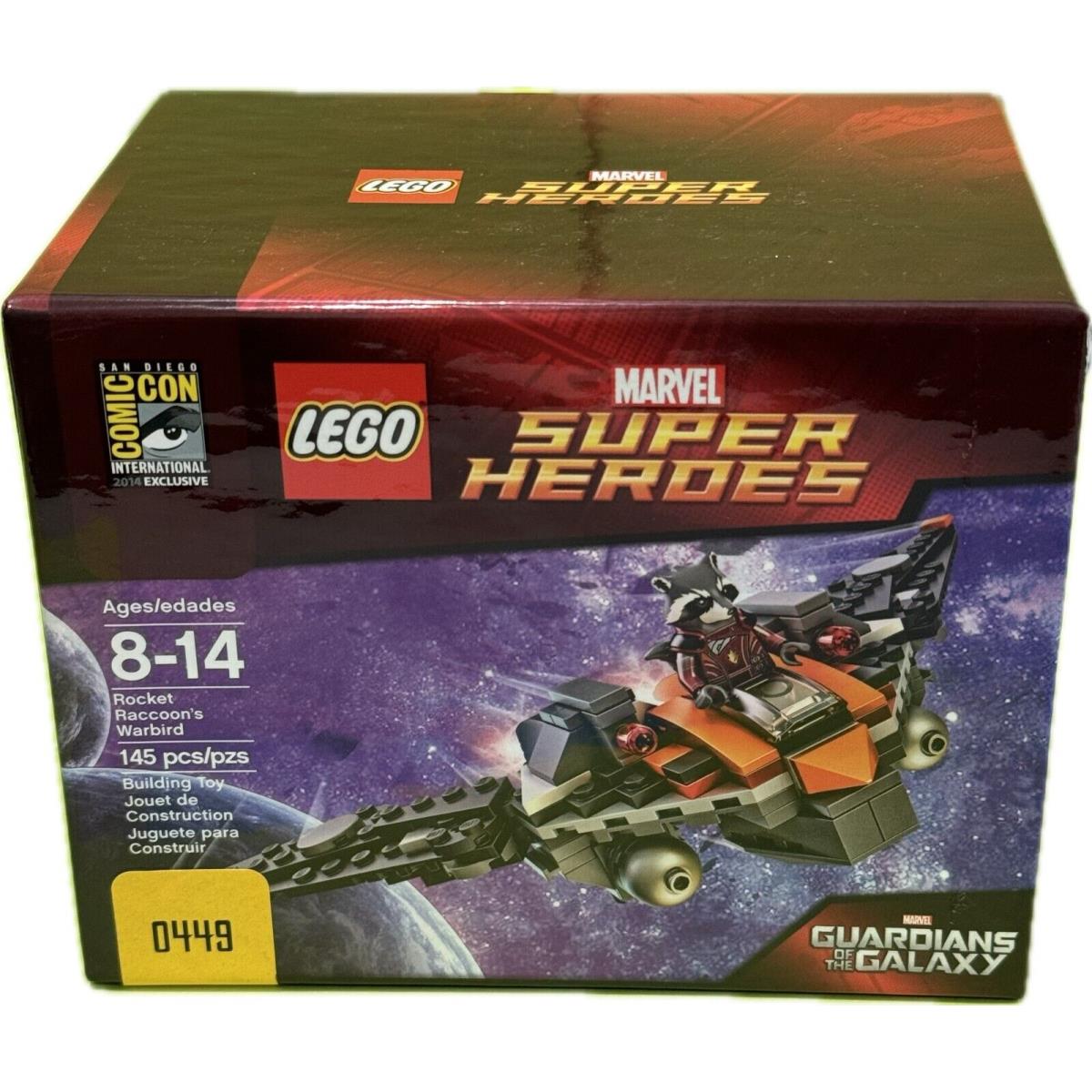 Lego Sdcc 2014 Marvel Super Heroes Rocket Raccoon`s Warbird 0449