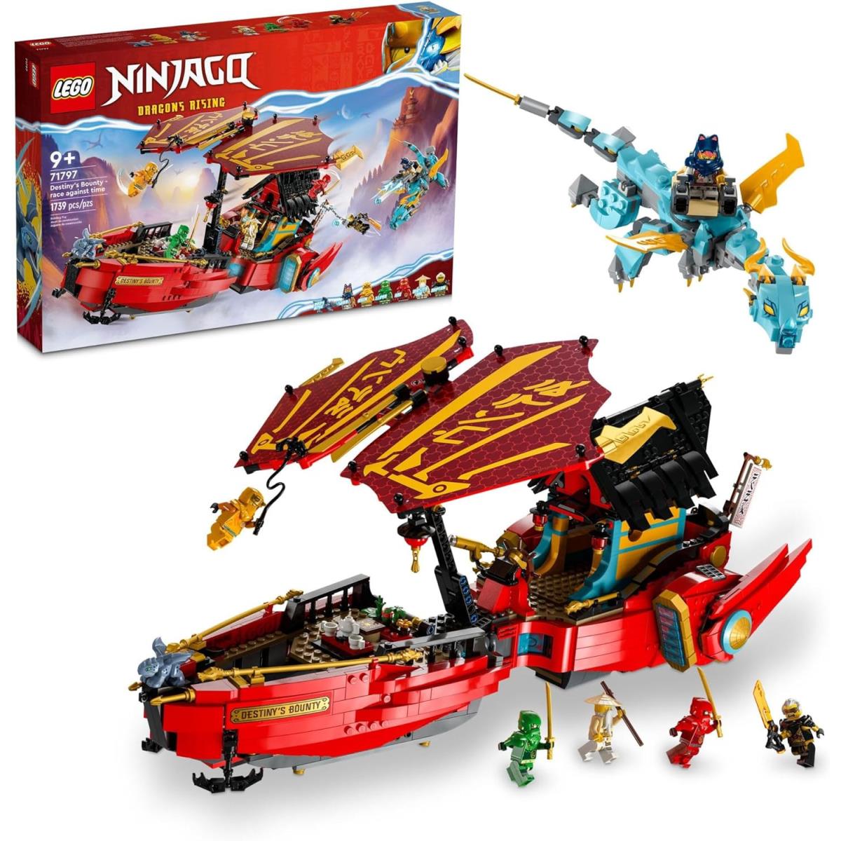 Lego Ninjago 71797 Destiny S Bounty Race Against Time Building Toy