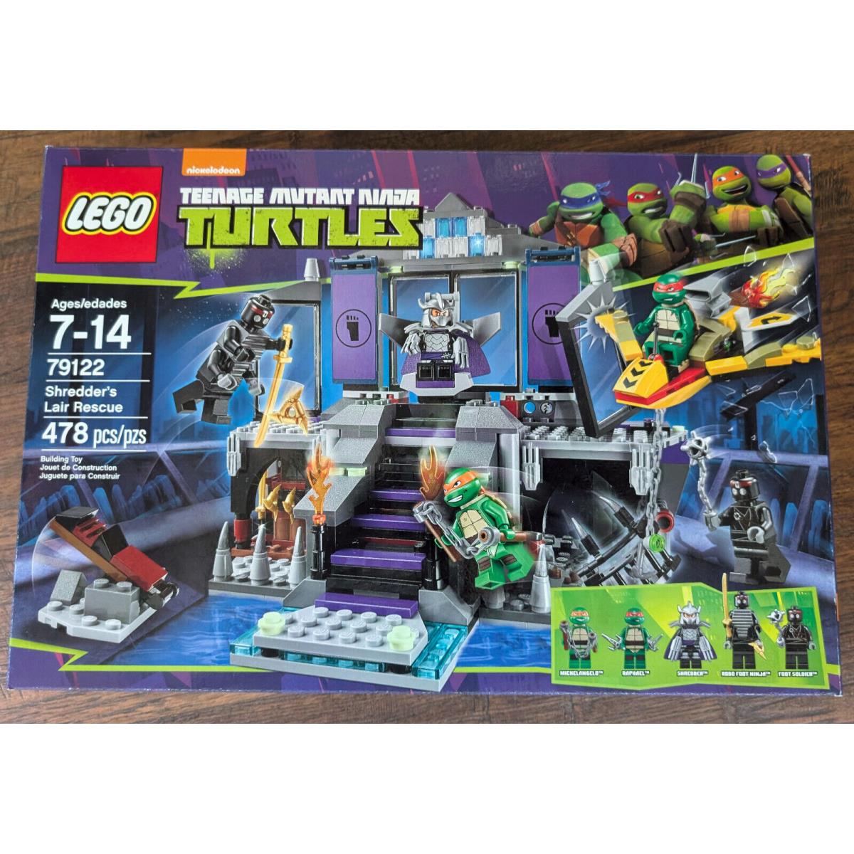 Lego 79122 Teenage Mutant Ninja Turtles - Shredder`s Lair Rescue / Great