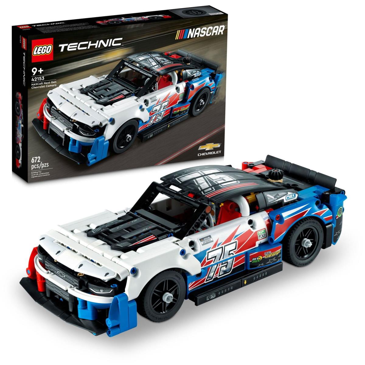 Lego Technic Nascar Next Gen Chevrolet Camaro ZL1 Building Set - Authentically D