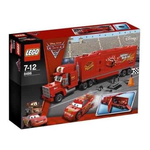 Lego Mack`s Team Truck 8486 Cars Minifigure Building Set