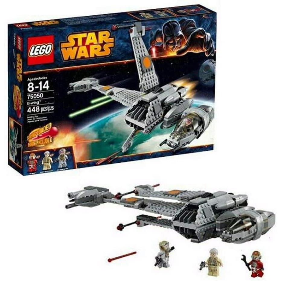 Lego B-wing 75050 Star Wars Minifigure Building Set