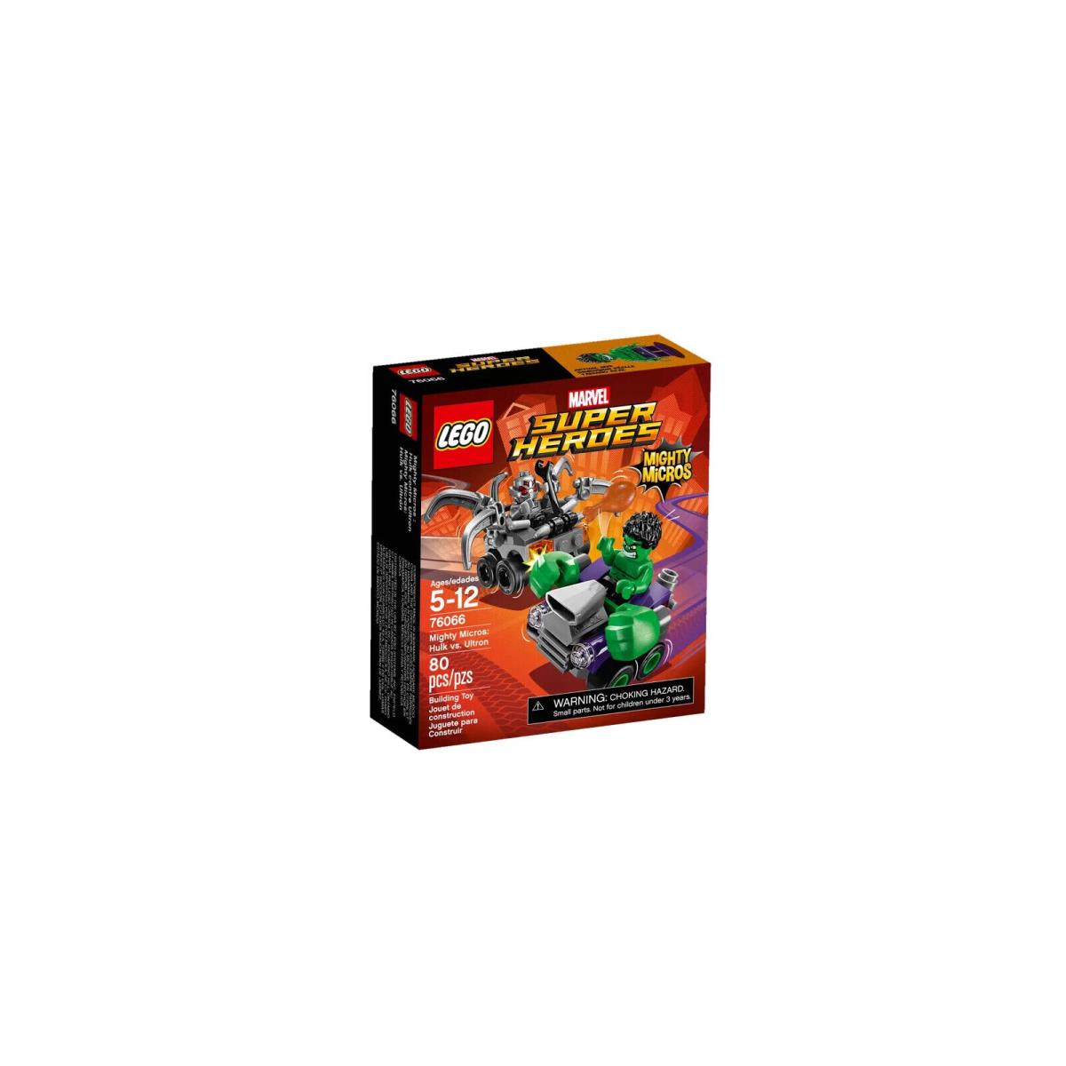 Lego Mighty Micros: Hulk Vs. Ultron 76066 Super Heroes Minifigure Building Set