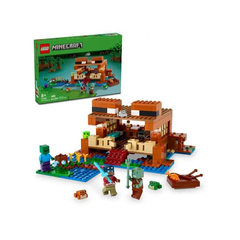 Lego The Frog House 21256 Minecraft Minifigure Building Set