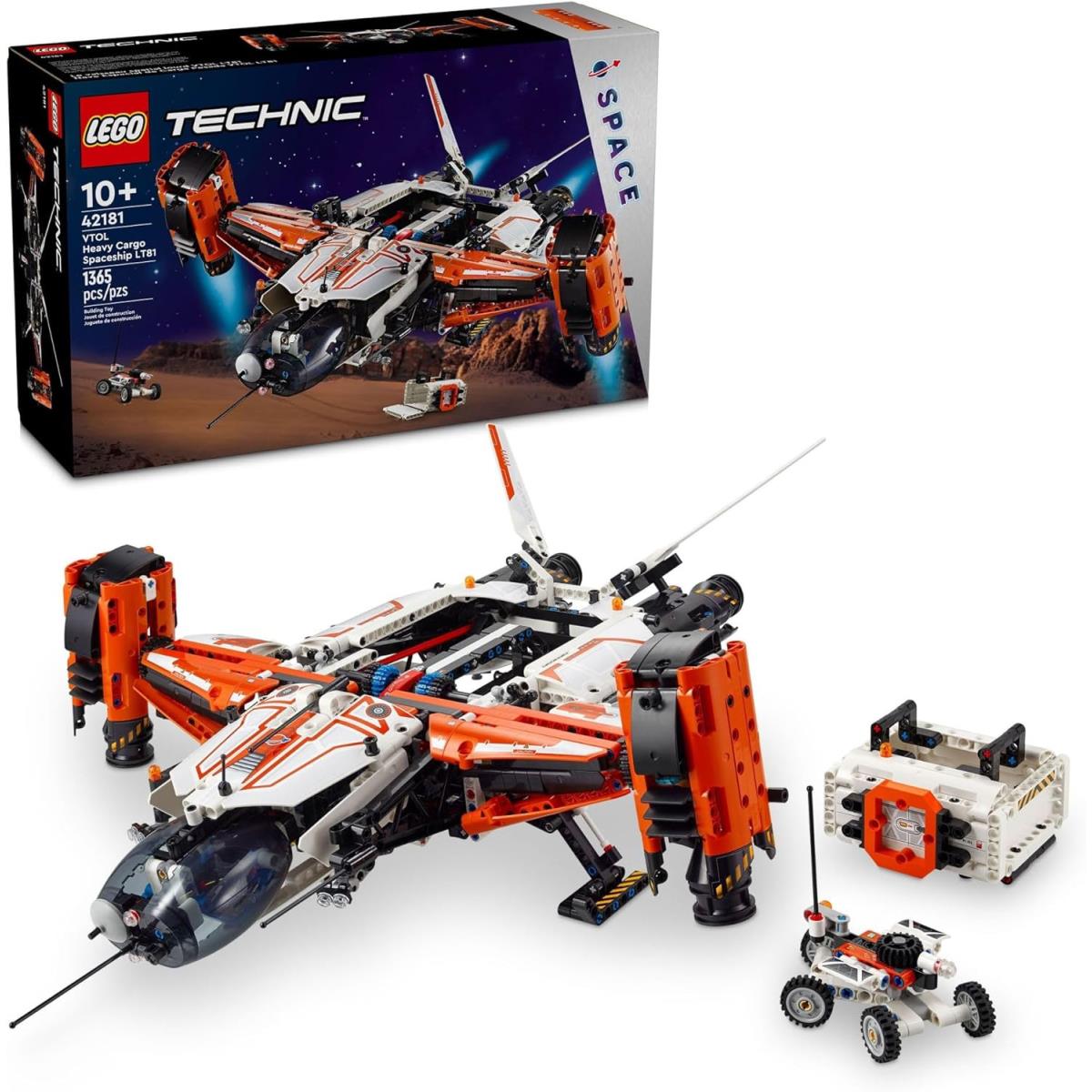 Lego 42181 Technic Vtol Heavy Cargo Spaceship LT81 Spaceship Toy For 10 Yearolds