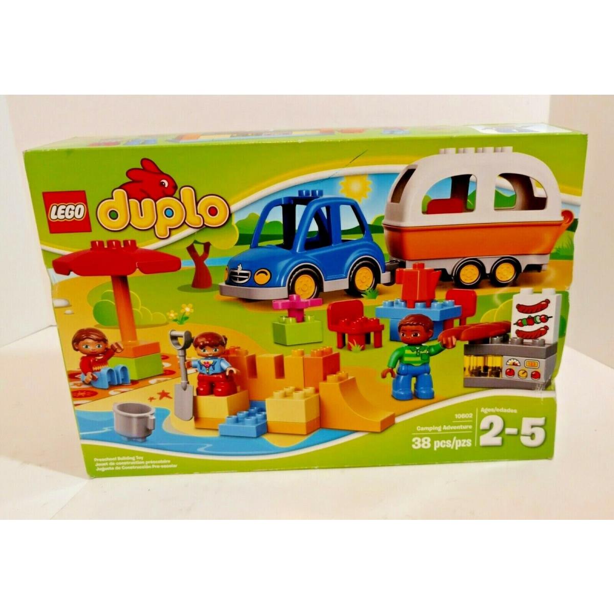 Lego Duplo 10602 Camping Adventure 38 Pieces Box with Minor Damage