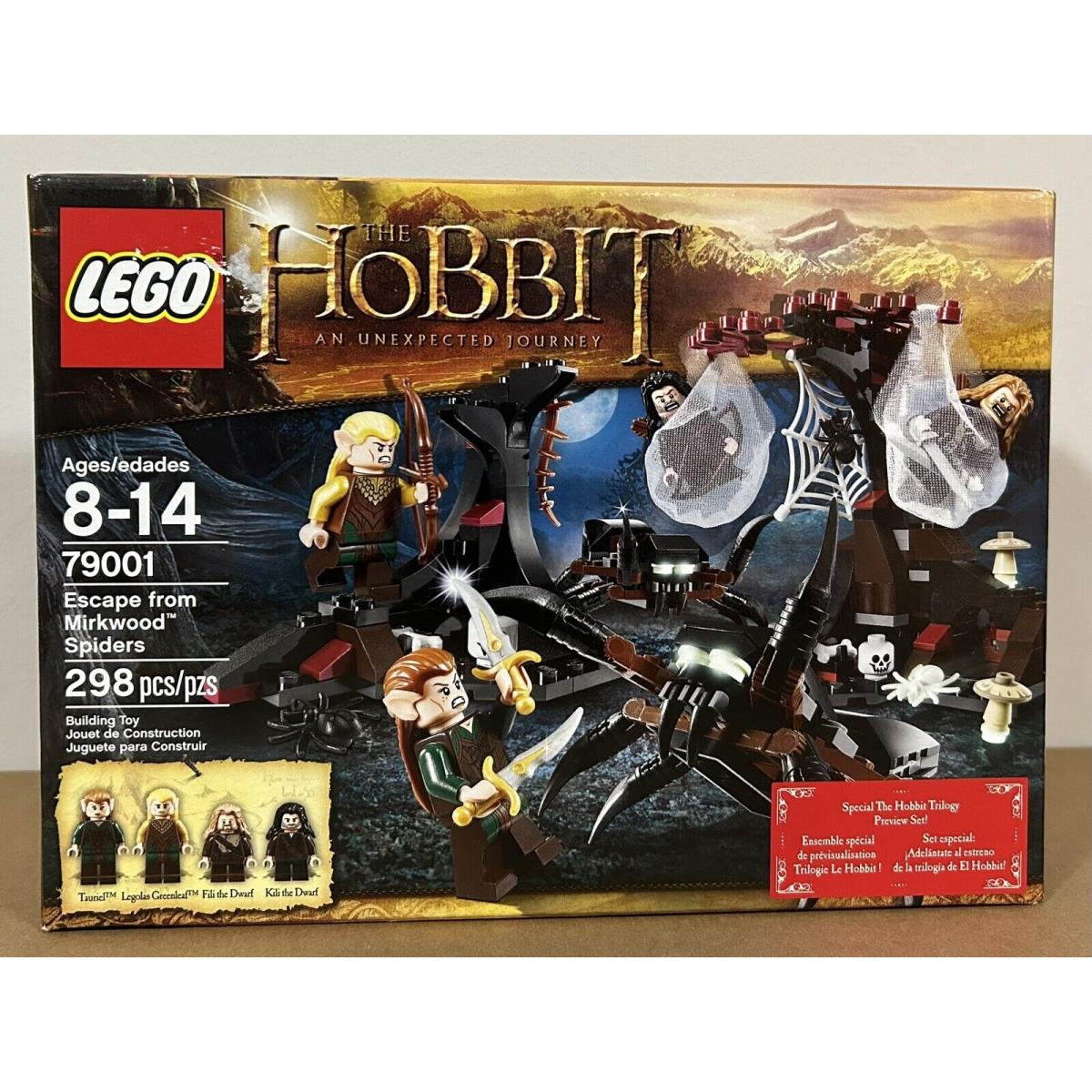 Lego The Hobbit 79001 Escape From Mirkwood Spiders Retired Set