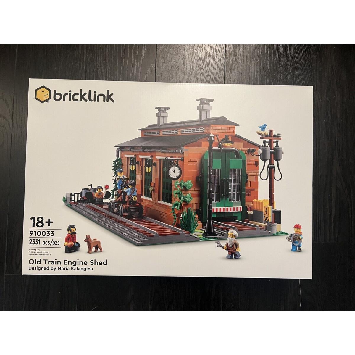 Lego Bricklink Designer Series 1 910033 Old Train Engine Shed