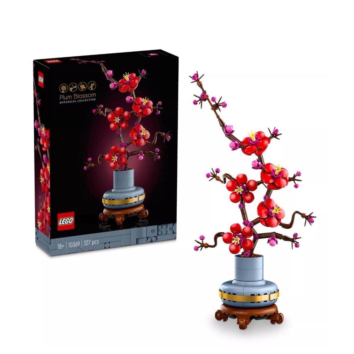 Lego Icon Plum Blossom Flower Decor Botanical Collection Building Set 10369