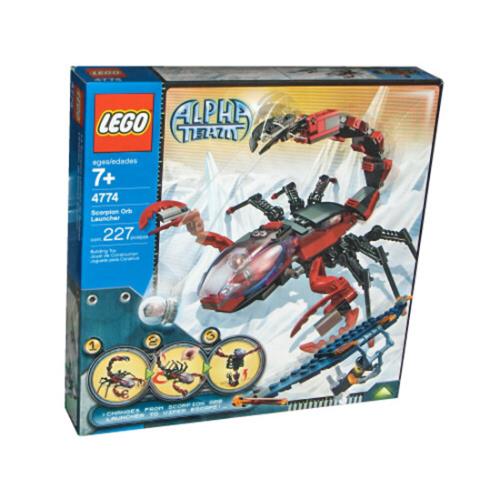 Lego Scorpion Orb Launcher 4774 Alpha Team Minifigure Building Set