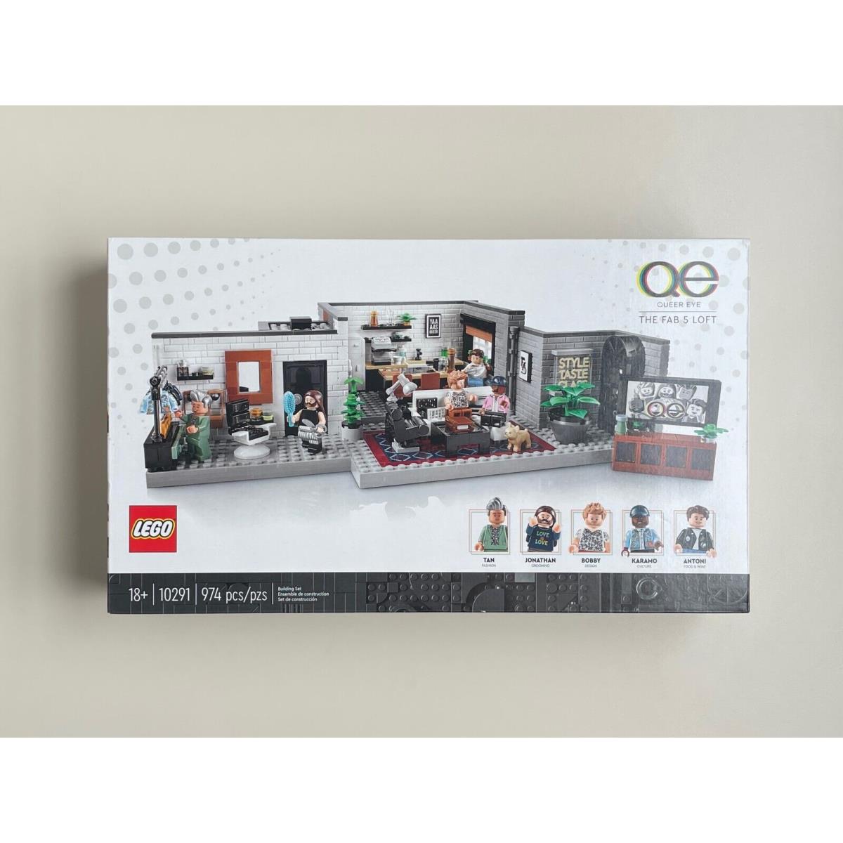 Lego Icons: Queer Eye The Fab 5 Loft 10291 Retired Set