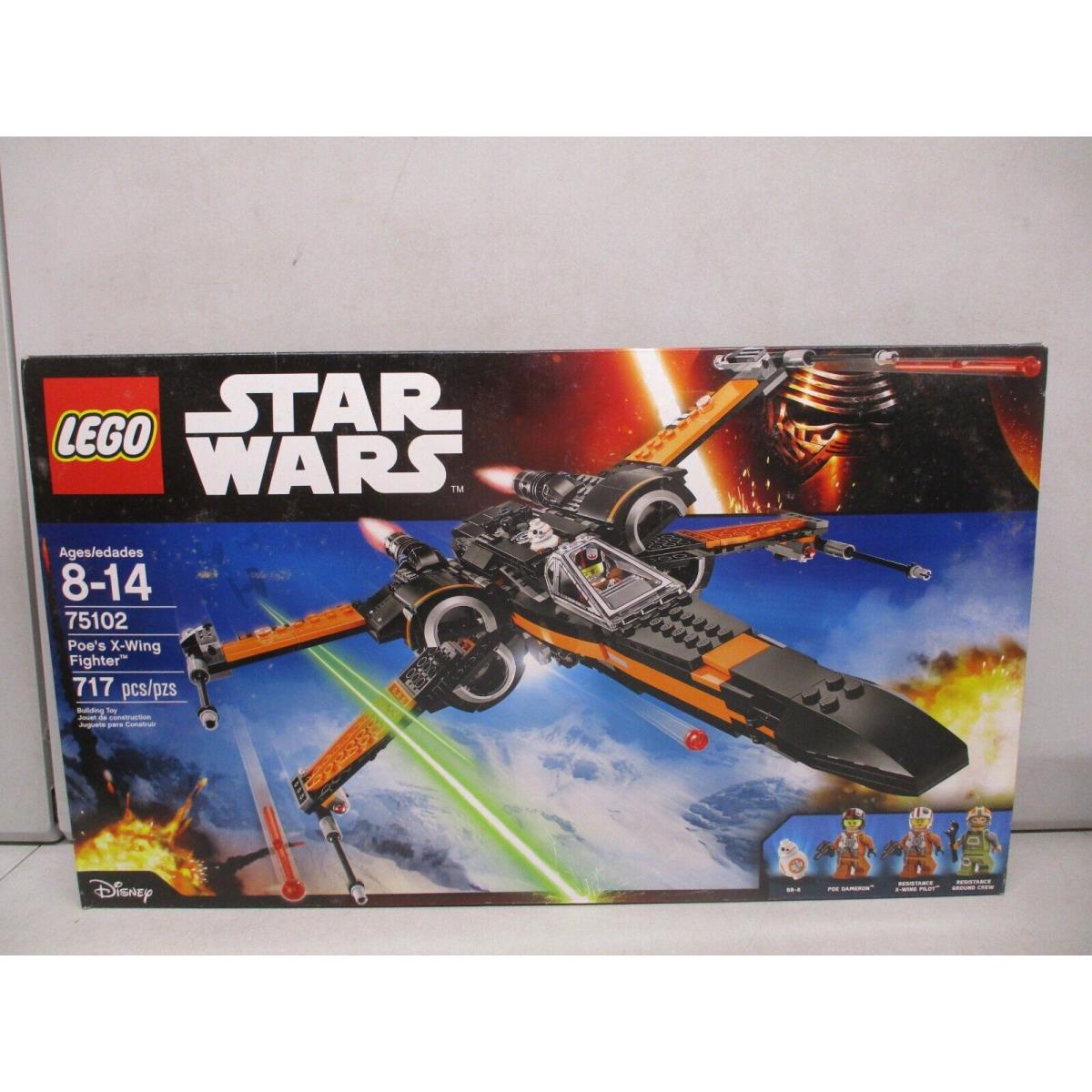 2015 Lego Star Wars Poe`s X-wing Fighter 75102