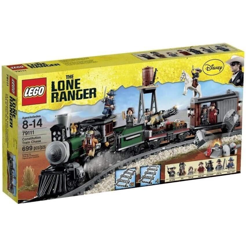 Lego Constitution Train Chase 79111 The Lone Ranger Minifigure Building Set