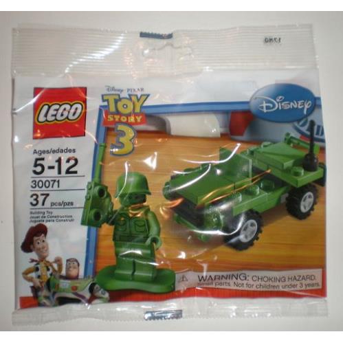 Lego Army Jeep Polybag 30071 Toy Story Minifigure Building Set