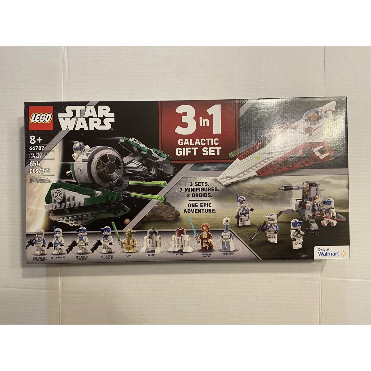 Lego Star Wars Jedi Masters Gift Set 3 Epic Builds in 1 Box Toy Building 66787