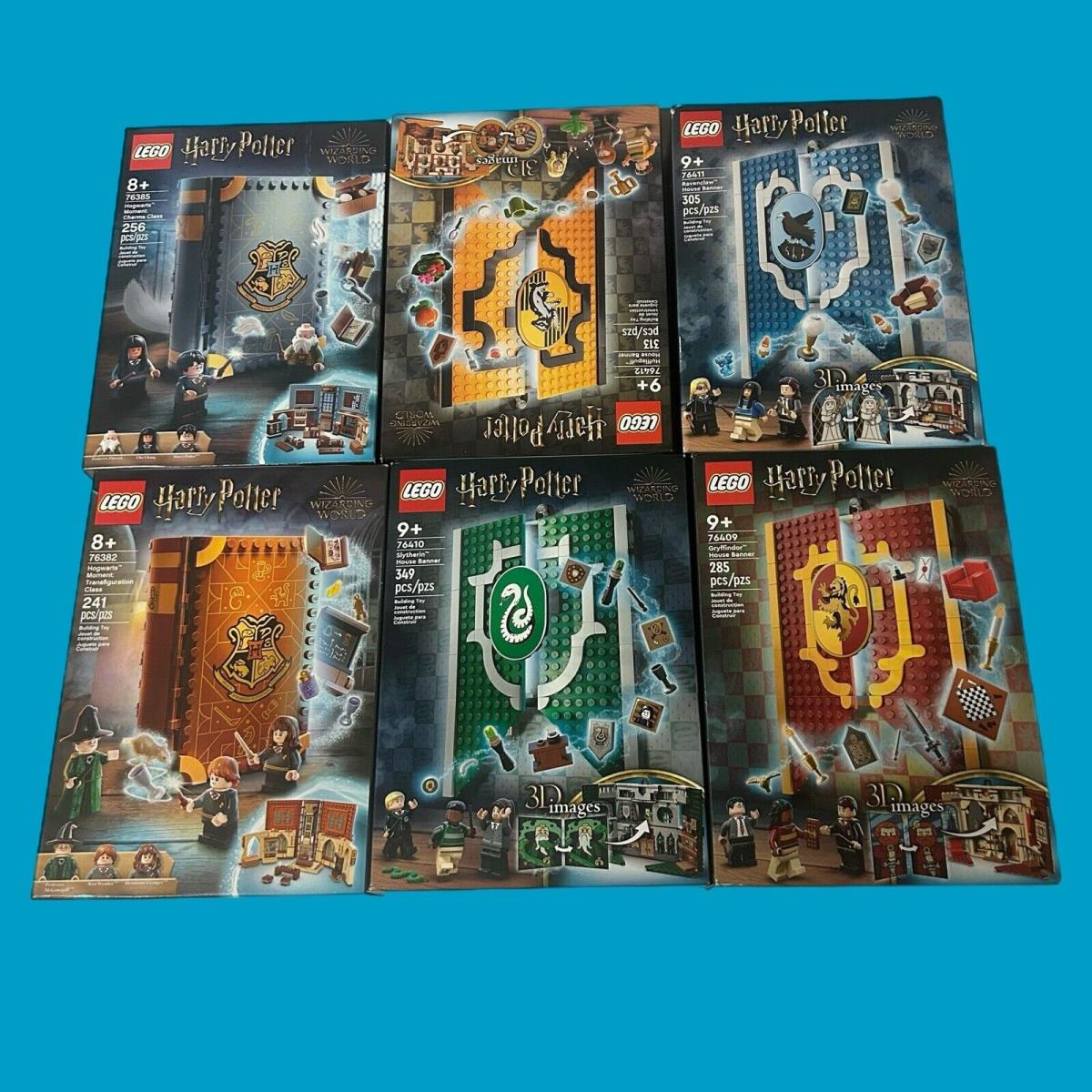 Harry Potter Legos 76382 76385 76410 76409 76412 76411Hogwarts Moments All 6 Set