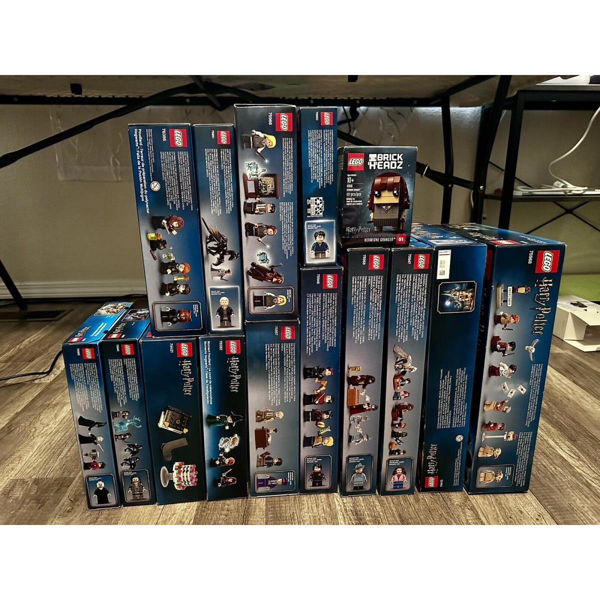 Huge Set Of 20 Harry Potter Lego Sets :hogwarts Brickheadz