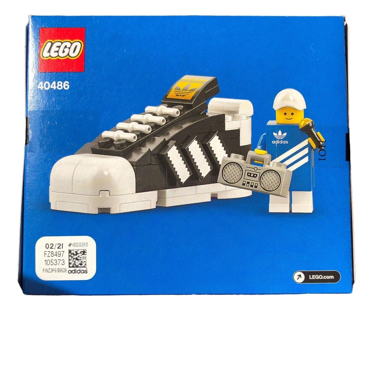 Lego 40486 Mini Adidas Originals Superstar 92 Pieces in Retail Box