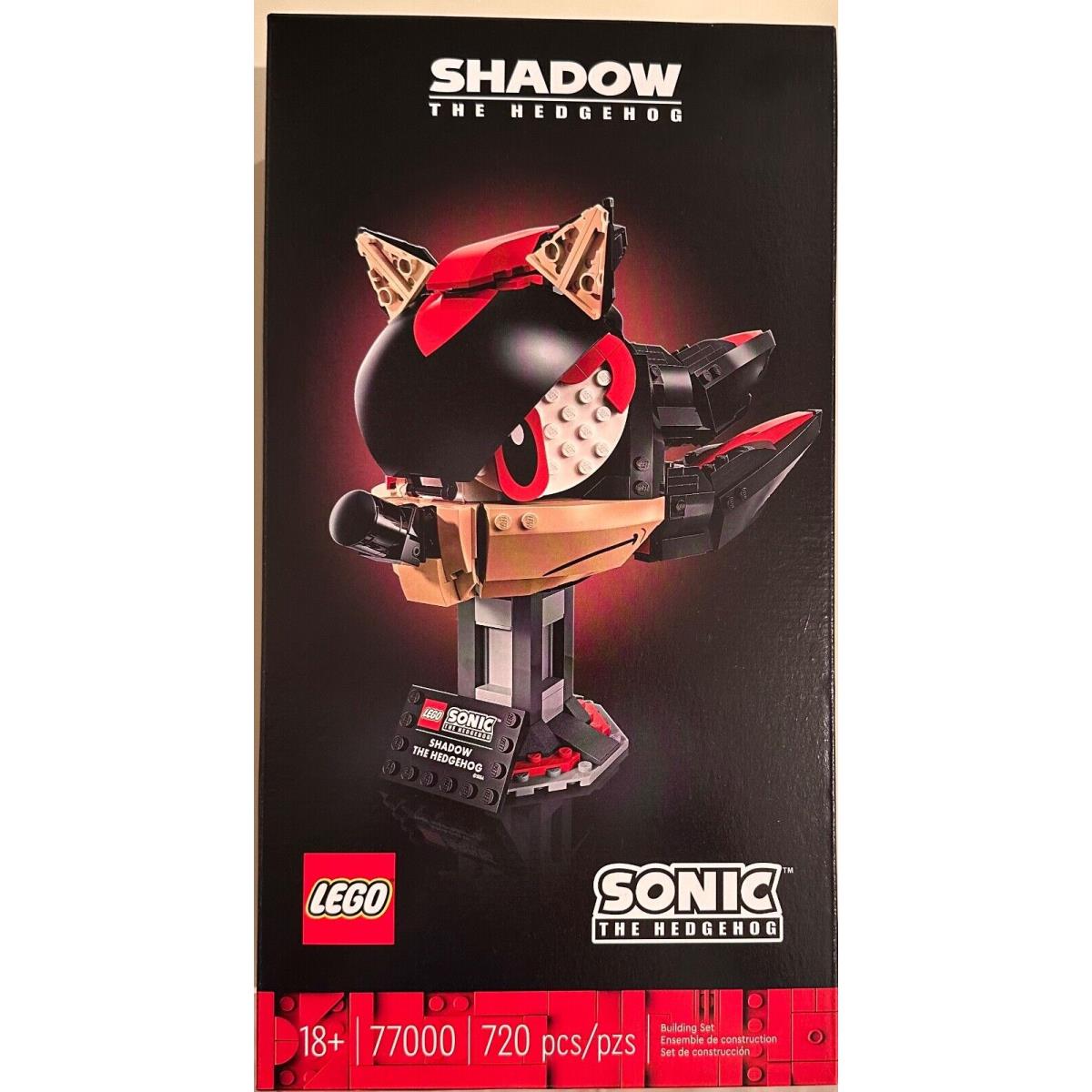 Lego Sonic The Hedgehog Shadow The Hedgehog 77000 Building Toy Set 720 Pieces