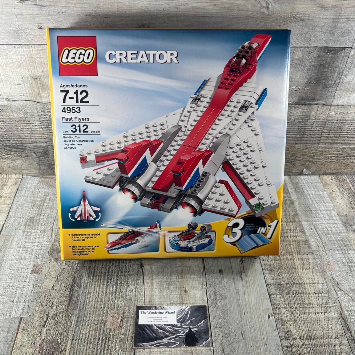 Lego Creator Fast Flyers 4953 Released in 2007 Retired In Stock