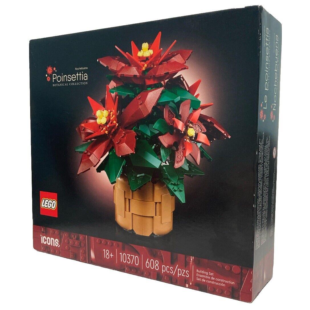 Lego Botanical Collection 10370 Pointsettia 608 Pcs 1050