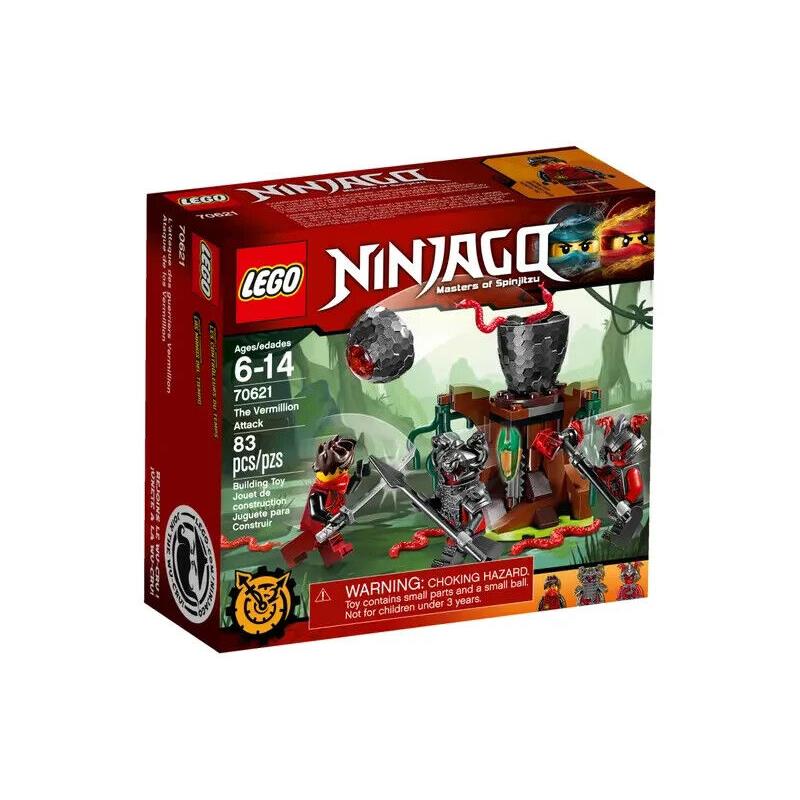 Lego The Vermillion Attack 70621 Ninjago Minifigure Building Set